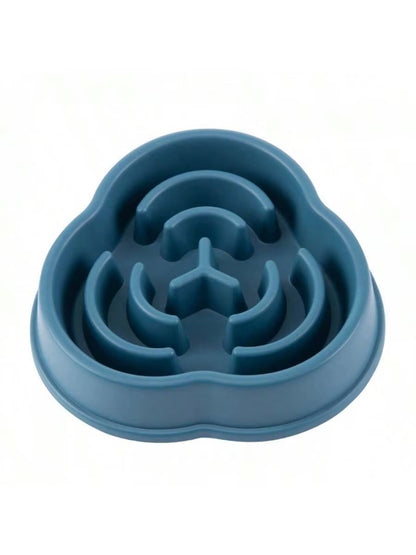 1Pc Dog Slow Food Bowl Plastic Anti-Choking Slow Eating Cloud Shape Large Dogs Prevent Vomiting and Protect Intestines