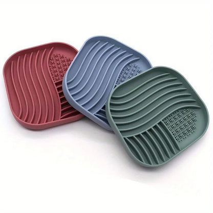 Pet Supplies Slow Food Cushion Cat Anti-Knockover Food Bowl Puppy Anti-Choking Silicone Food Plate Cat Basin Meal Cushion