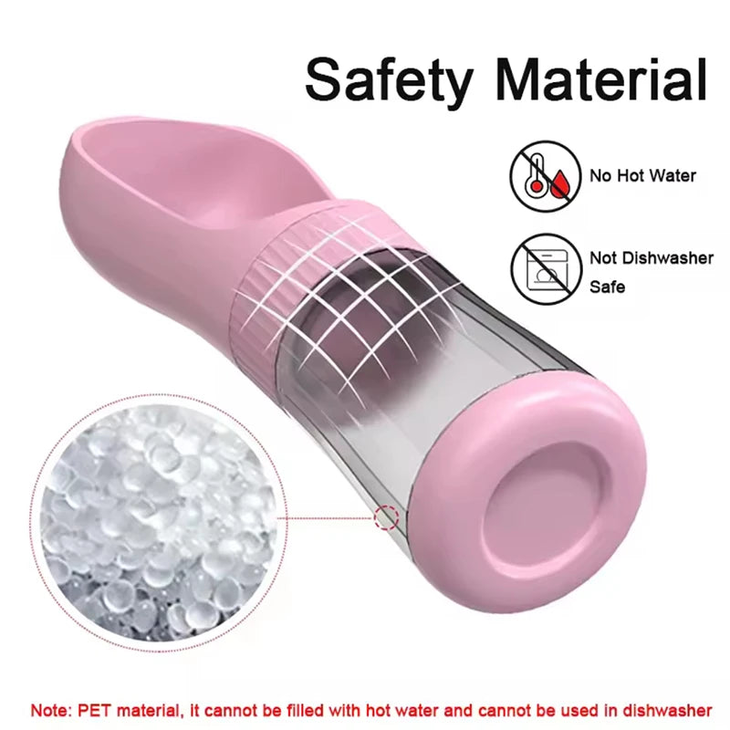 Dog Portable Water Bottle Leak Proof Pet Travel Water Dispenser Outdoor Puppy Drinking Feeder Lightweight Pet Supplies