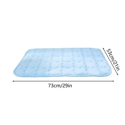 Dog Cooling Mat Breathable Washable Pet Supplies Pet Cooling Mat Cat Bed for Indoor Outdoor Home Balcony Travel Camping Crate