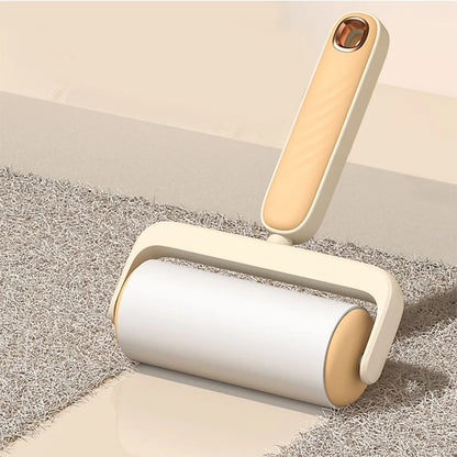 Tearable Roll Paper Sticky Roller Brush Plush Razor Replaceable Core Cleaning Tool Pet Hair Removal Roller Carpet Cleaning Brush