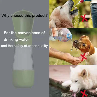 Dog Portable Water Bottle Leak Proof Pet Travel Water Dispenser Outdoor Puppy Drinking Feeder Lightweight Pet Supplies