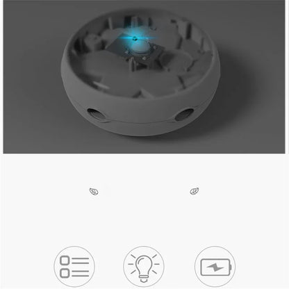 Smart Electric Cat Toy Interactive Turntable Funny Game Toy for Kitten Cat Play Moving Toy with Feather Cat Teaser Accessory