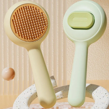 Cat Brush Self-Cleaning Cat Brush Pet Hair Remover One Click Combs for Cats Hair Cleaning Pet Grooming Massage Dog Comb Brushes
