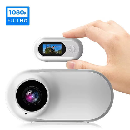 Pet Collar Camera HD 1080P Mini Sports Camera with Screen Video Recording Outdoor Wireless Camera Collar Pet Cat Safety Supplies