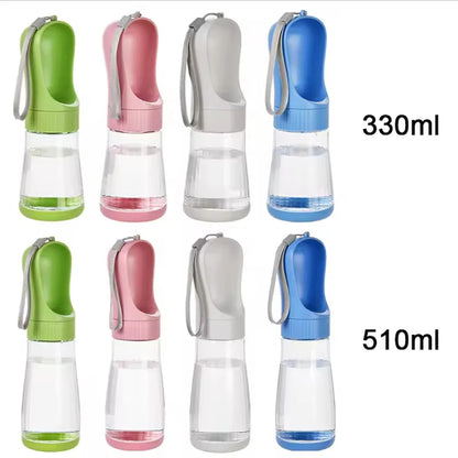 Dog Portable Water Bottle Leak Proof Pet Travel Water Dispenser Outdoor Puppy Drinking Feeder Lightweight Pet Supplies