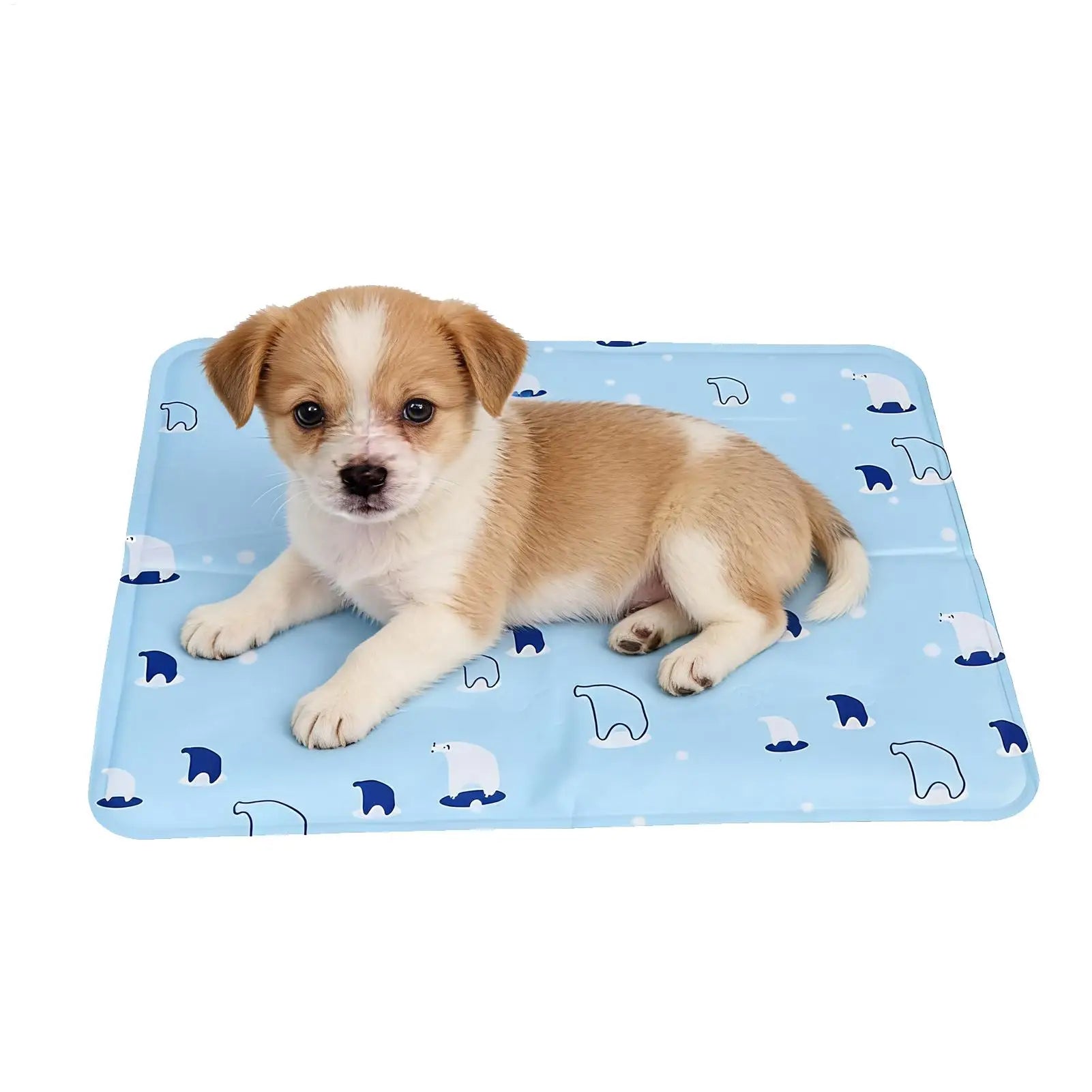 Cooling Pet Mat Breathable Washable Summer Pad Dog Cat Self Cool Blanket for Kennel Crate and Bed Sleeping Dog Cooling Pad