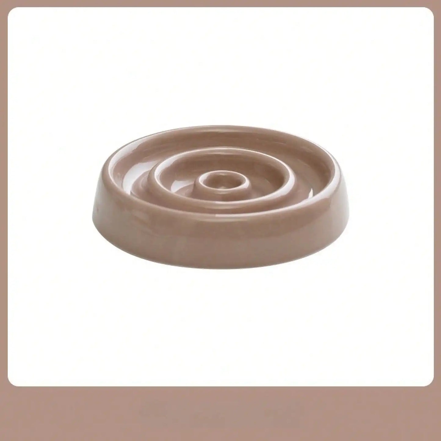 High-Quality Pet Slow-Eating Bowl, Ceramic Dish, Neck-Protecting Bowl, Anti-Choking Slow-Eating Food Bowl, Dog Food Bowl, Food Tray