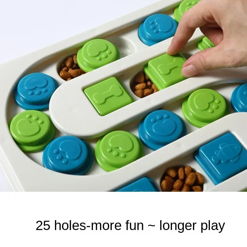 Dog Puzzle Toys Slow Feeder Interactive Increase Puppy IQ Food Dispenser Slowly Eating Nonslip Bowl Pet Cat Dogs Training Game