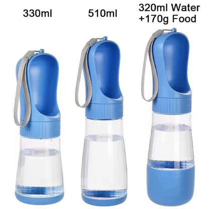 Dog Portable Water Bottle Leak Proof Pet Travel Water Dispenser Outdoor Puppy Drinking Feeder Lightweight Pet Supplies