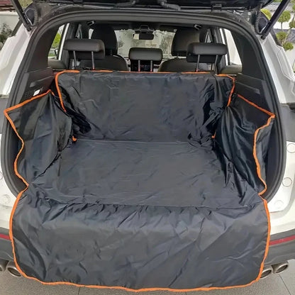 Durable Polyester Auto Trunk Mat for Pets - Non-Slip, Scratch-Resistant, Easy-Clean Mat for Suvs and Cars, Pet Safety Mat