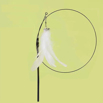 New Powerful Suction Cat-Teasing Stick with Bell Long Rod Detachable Cat Self Hi Toy Amazon Pet Supplies