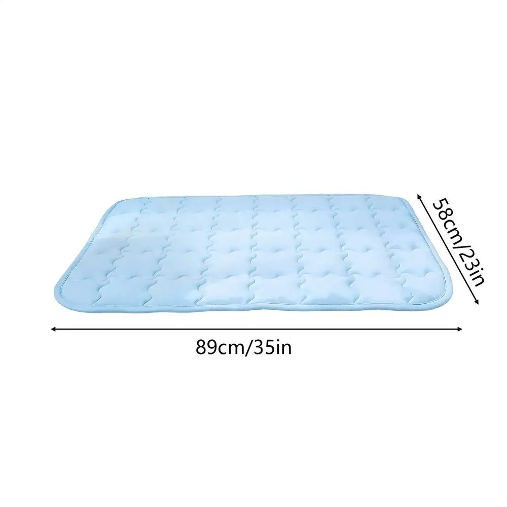 Dog Cooling Mat Breathable Washable Pet Supplies Pet Cooling Mat Cat Bed for Indoor Outdoor Home Balcony Travel Camping Crate